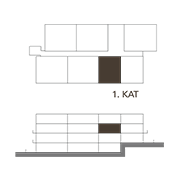 Köy Apartman Planı 2+1 Dubleks Alt Kat Daire