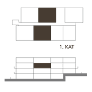 Köy Apartman Planı 3+1 Daire Dubleks Alt Kat